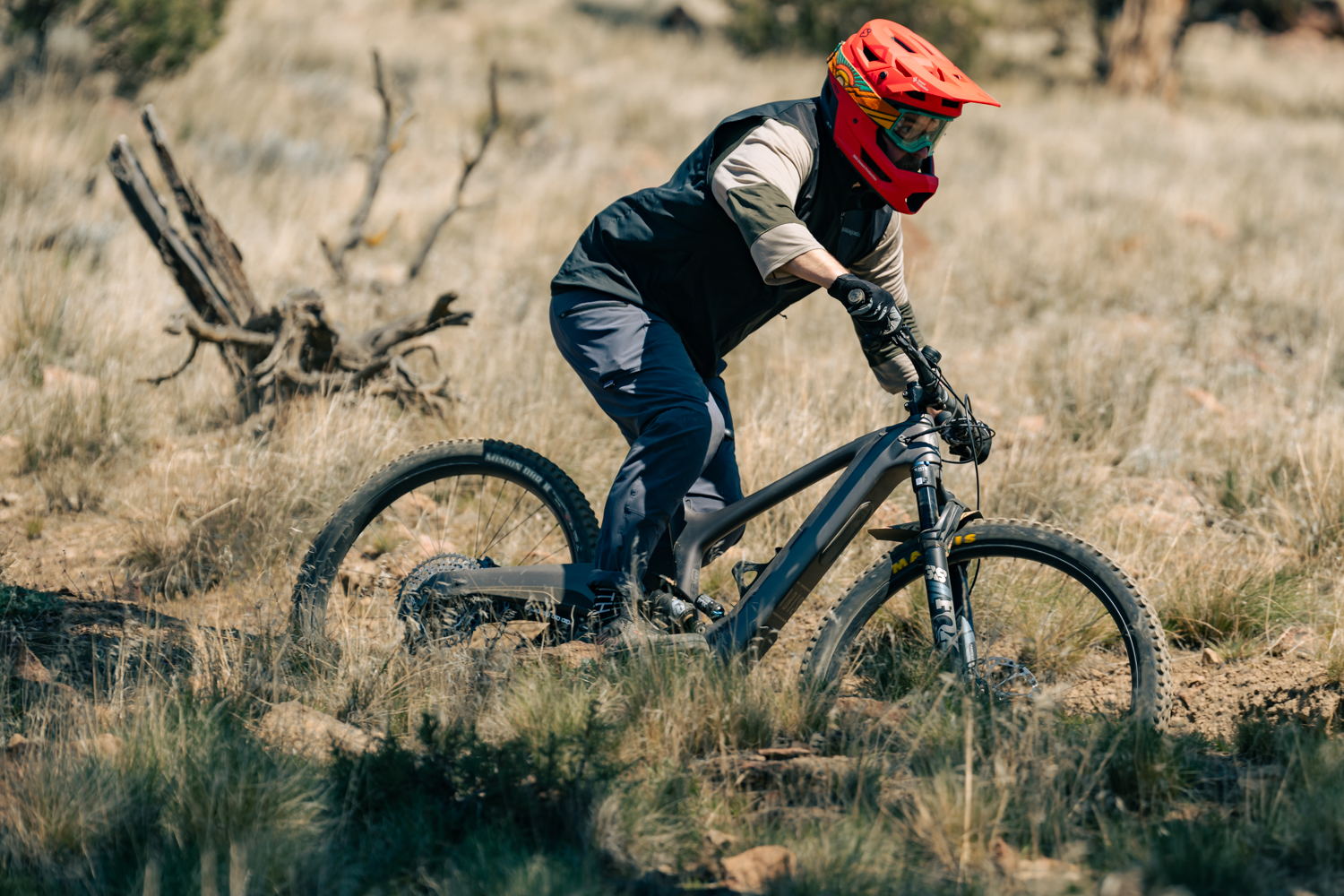 Travis riding e-bikes