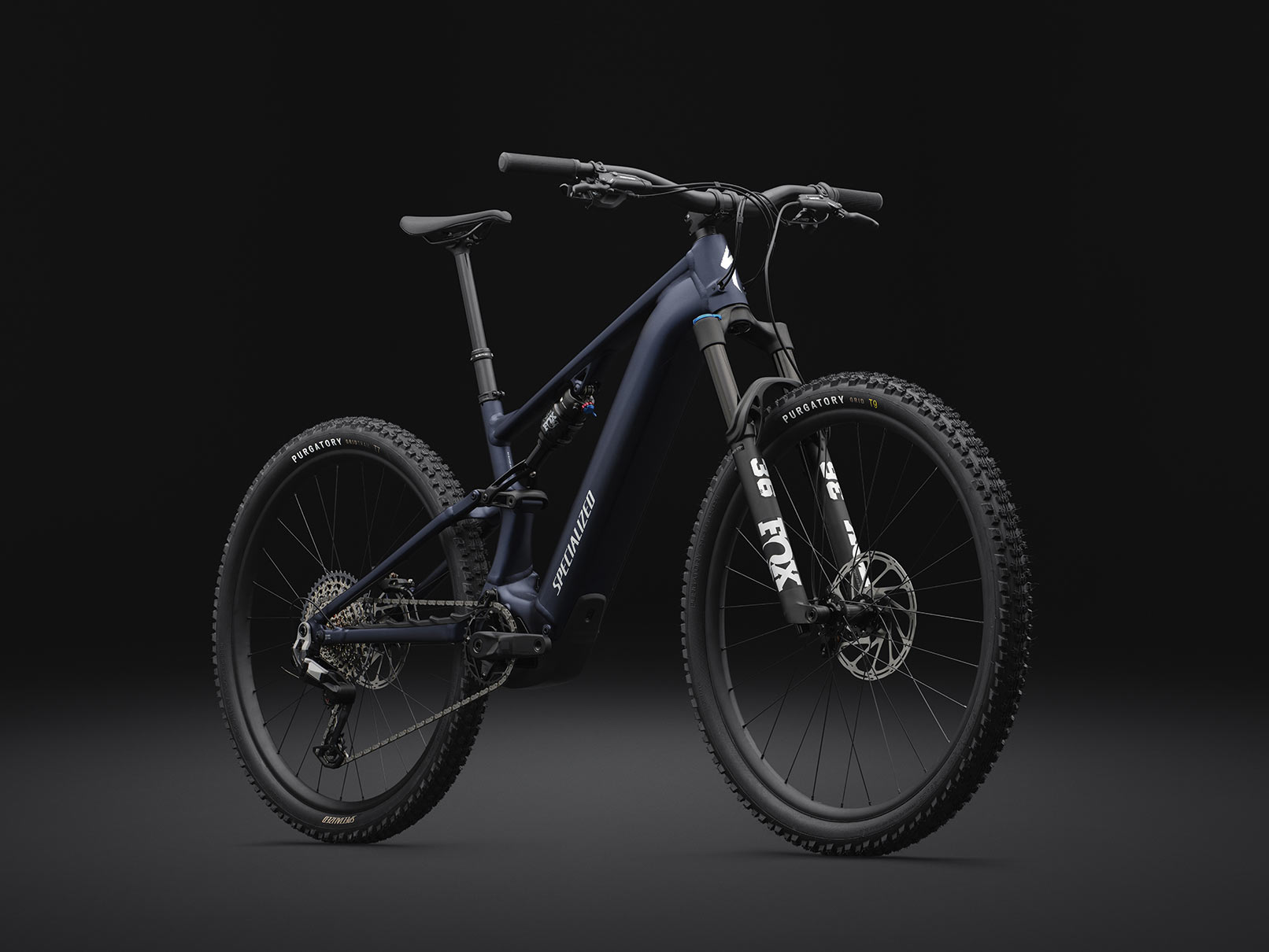 2026 specialized turbo levo r alloy e-mountain bike shown from front angle.