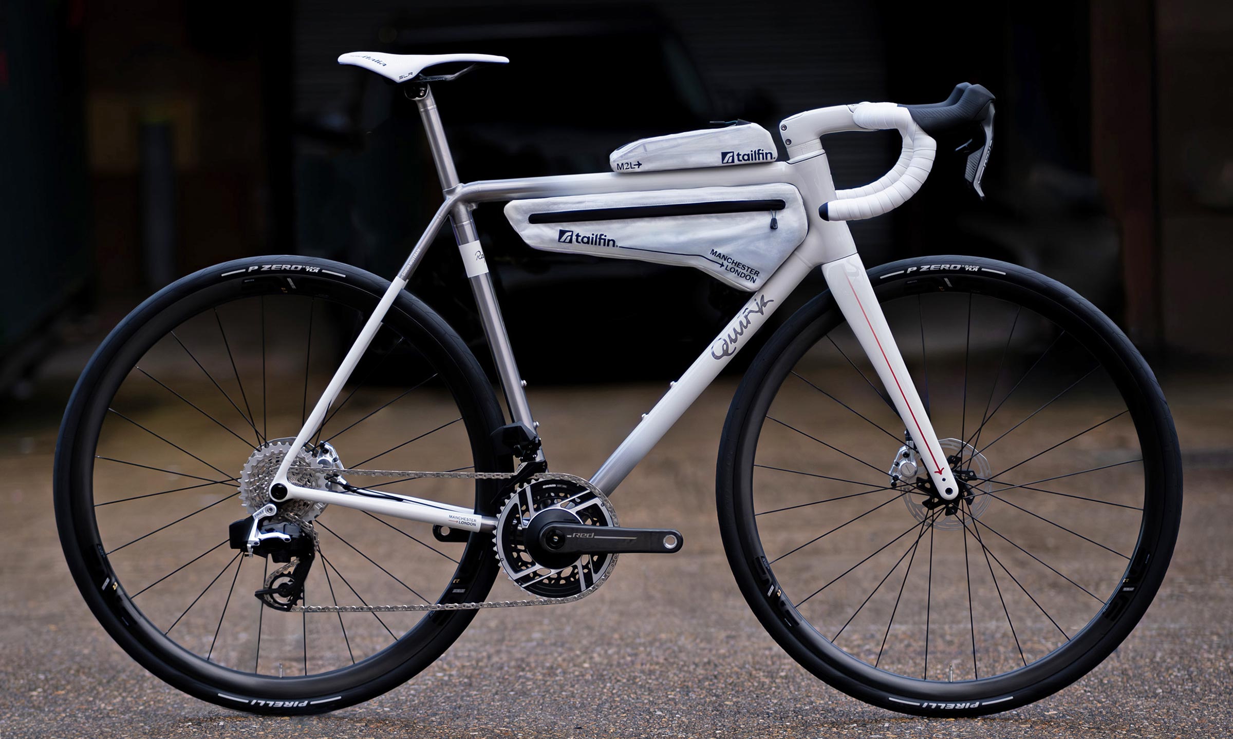 Quick Cycles ultra-limited M2L Collectors Edition custom titanium Durmitor road bike, with bags