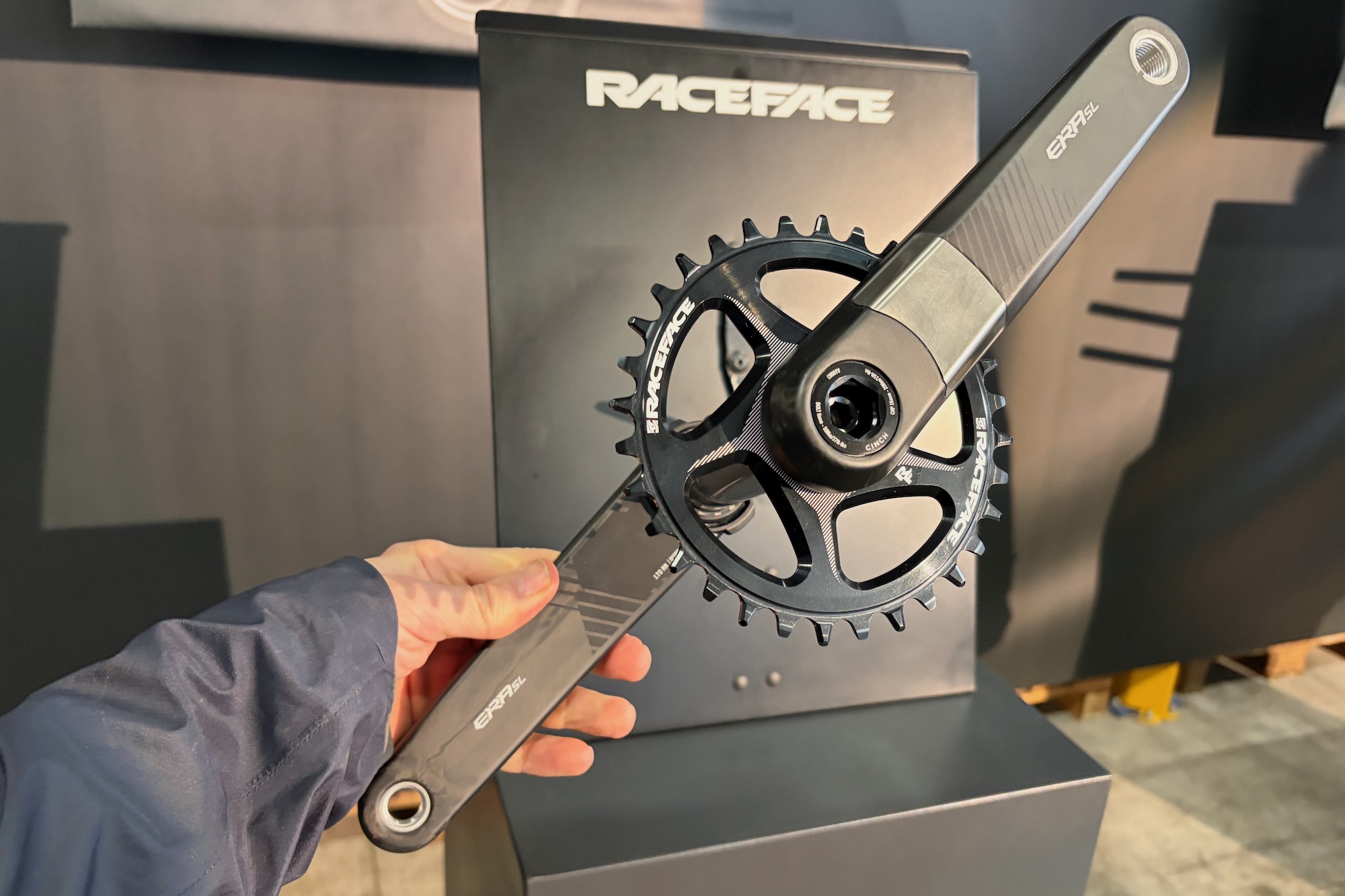 holding the Race Face Era SL cranks