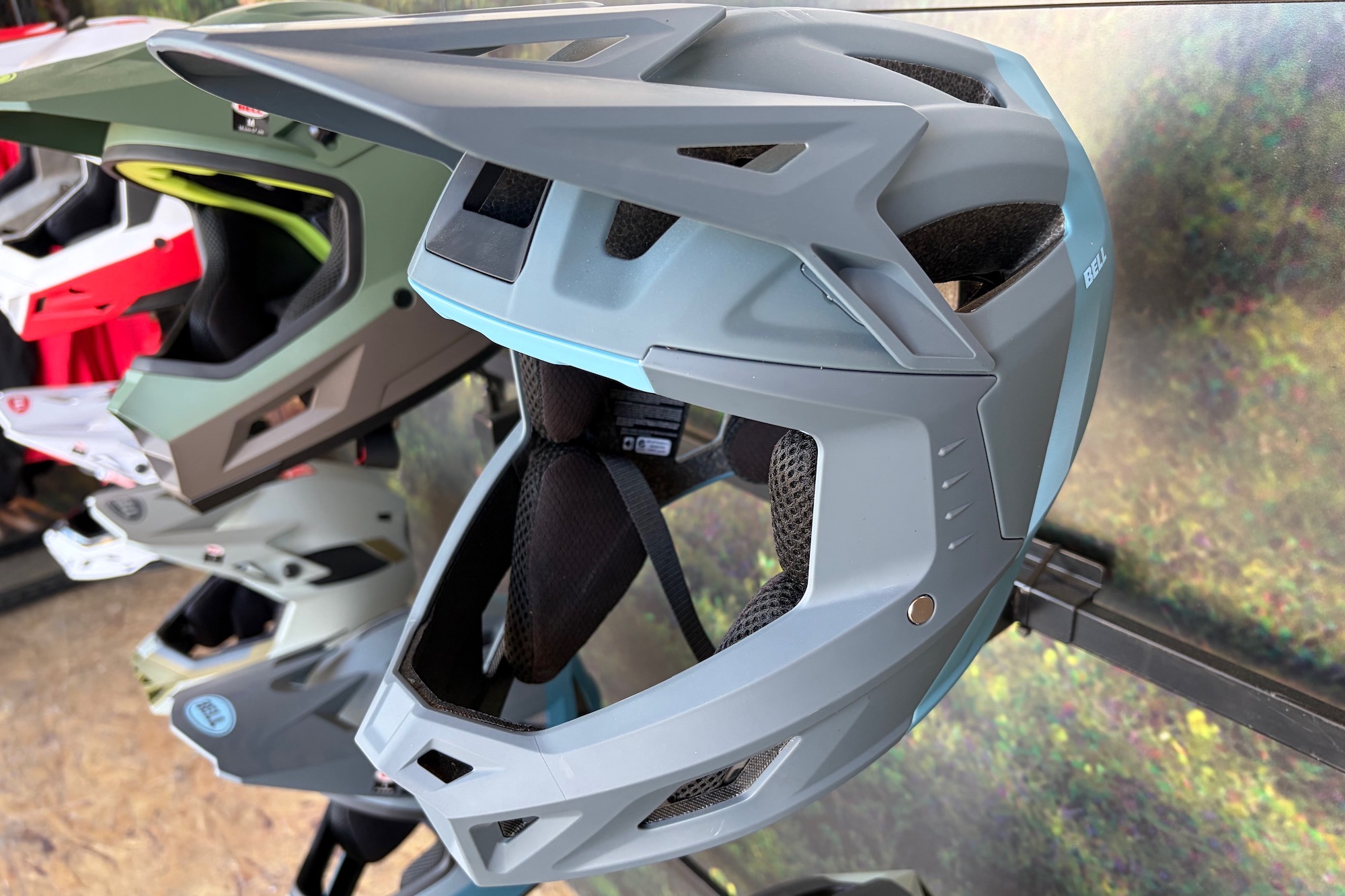 the Bell Full Air MIps on display at Sea Otter