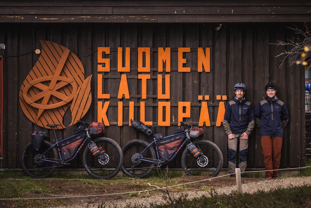 Kona Bikes Unity Bikepacking Rig against the wall