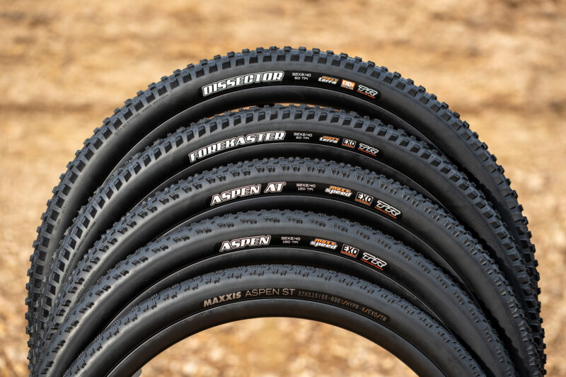 Maxxis Aspen AT Rolls Out a Knobbier XC MTB Tire to Lead Out Wide 5 x 32″ Tread Line-Up