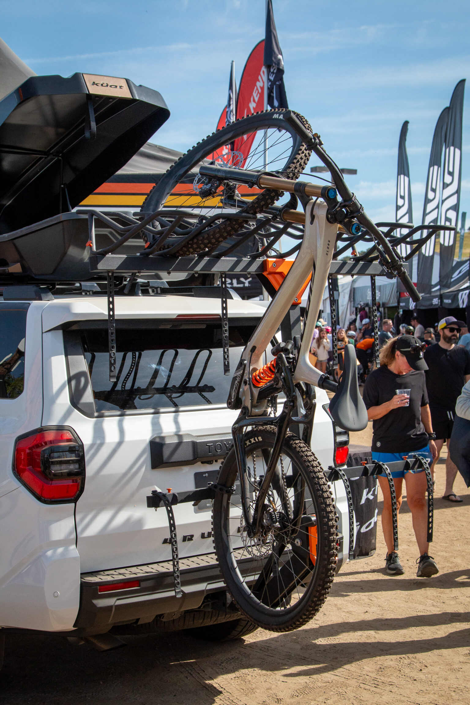 Kuat Drop In vertical bike rack concept