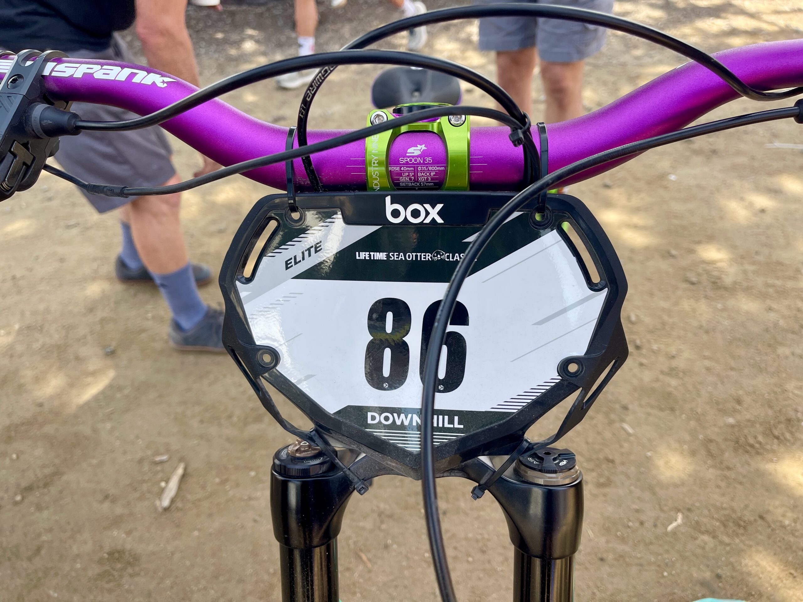 ShredLine Bicycle Co Eden Pinion bike number plate
