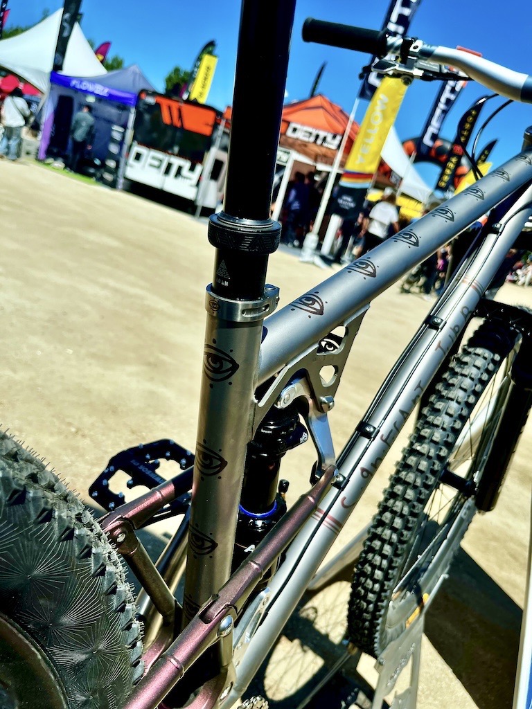 Frames from Significant Other built up with Cane Creek Components at Sea Otter