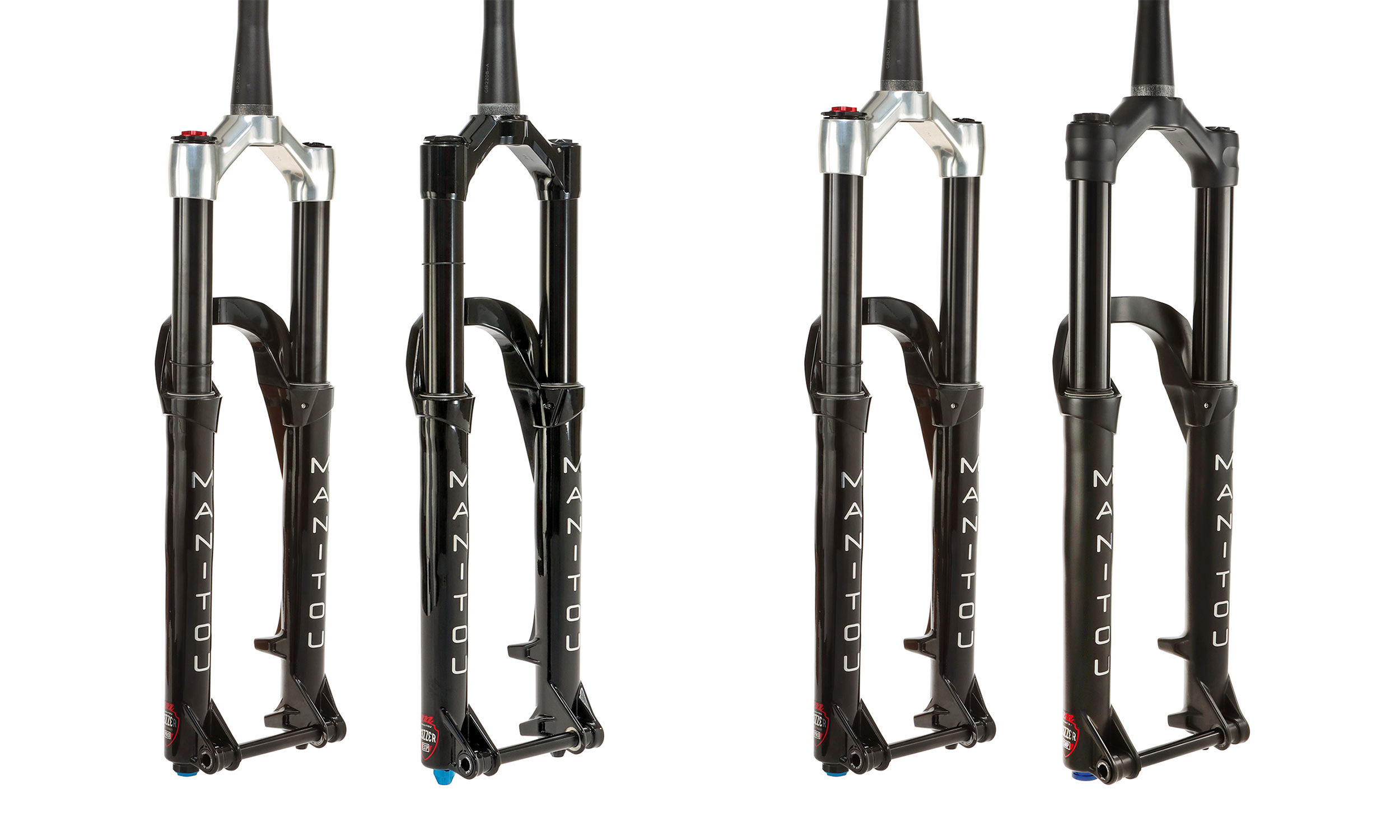 2026 Manitou Mezzer G2 enduro forks - lightweight 37mm stanchion chassis & user-adjustable 140-190mm travel: 4 Pro, Expert & Comp specs available