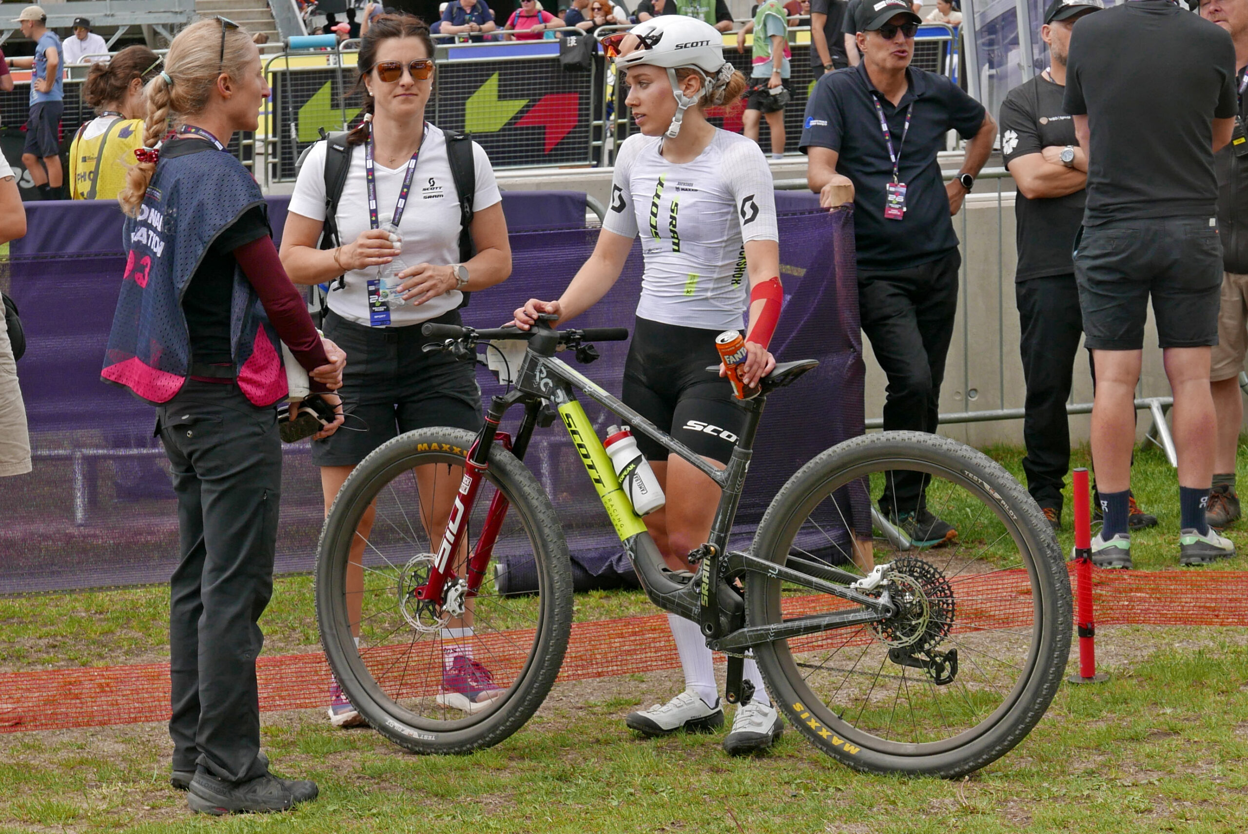 all-new Scott Spark RC prototype XC bike raced at the 2026 Nove Mesto World Cup: post XCC race