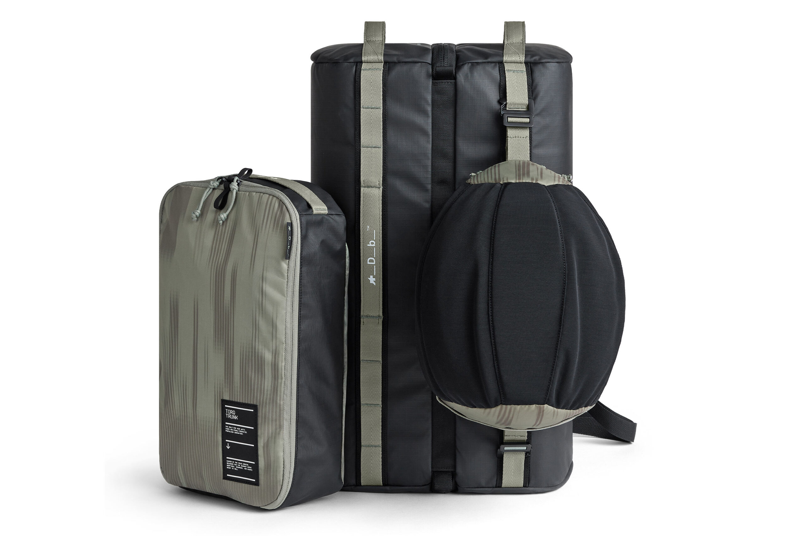 Assos+Db Douchebags Bike Travel Bag 3-piece luggage set for cyclists: complete bundle