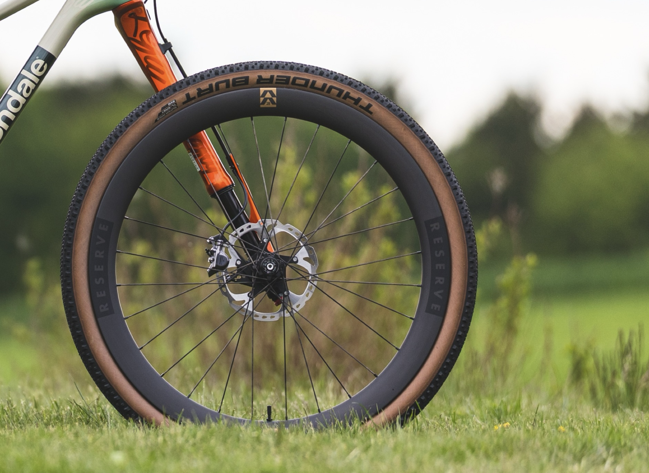 Cannondale Reserve Gravel wheels for World Cup Short Track front