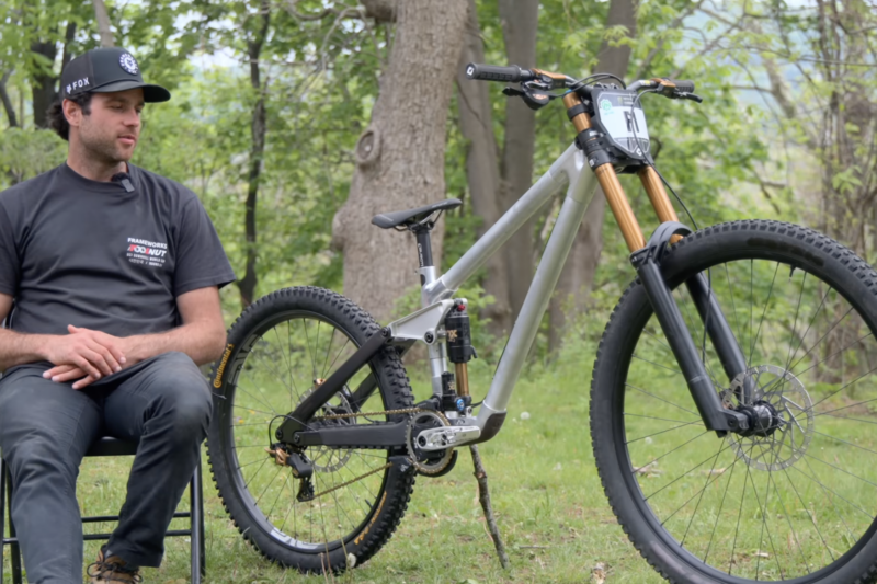 Frameworks Dabbles with 32” Wheels for Downhill