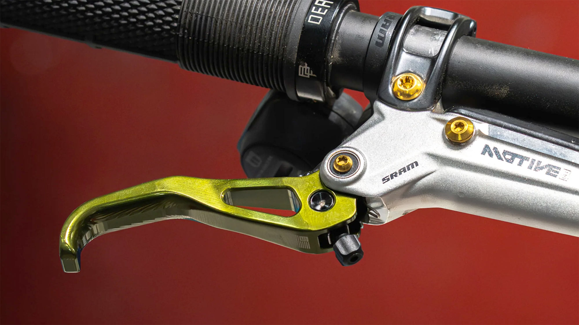 Freedom Coast CNC-machined alloy brake lever upgrade: lever texture