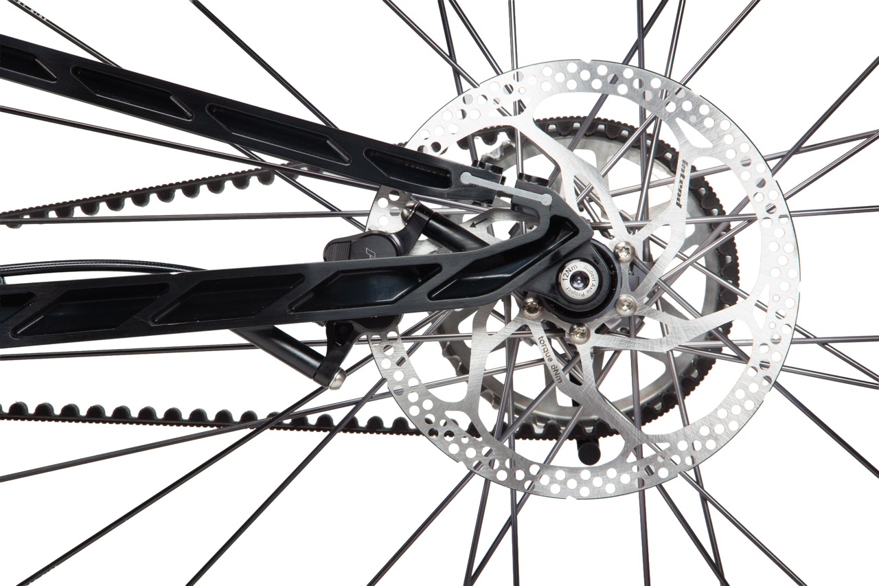 The New Viral Bikes Optimist Trail Bike rear triangle