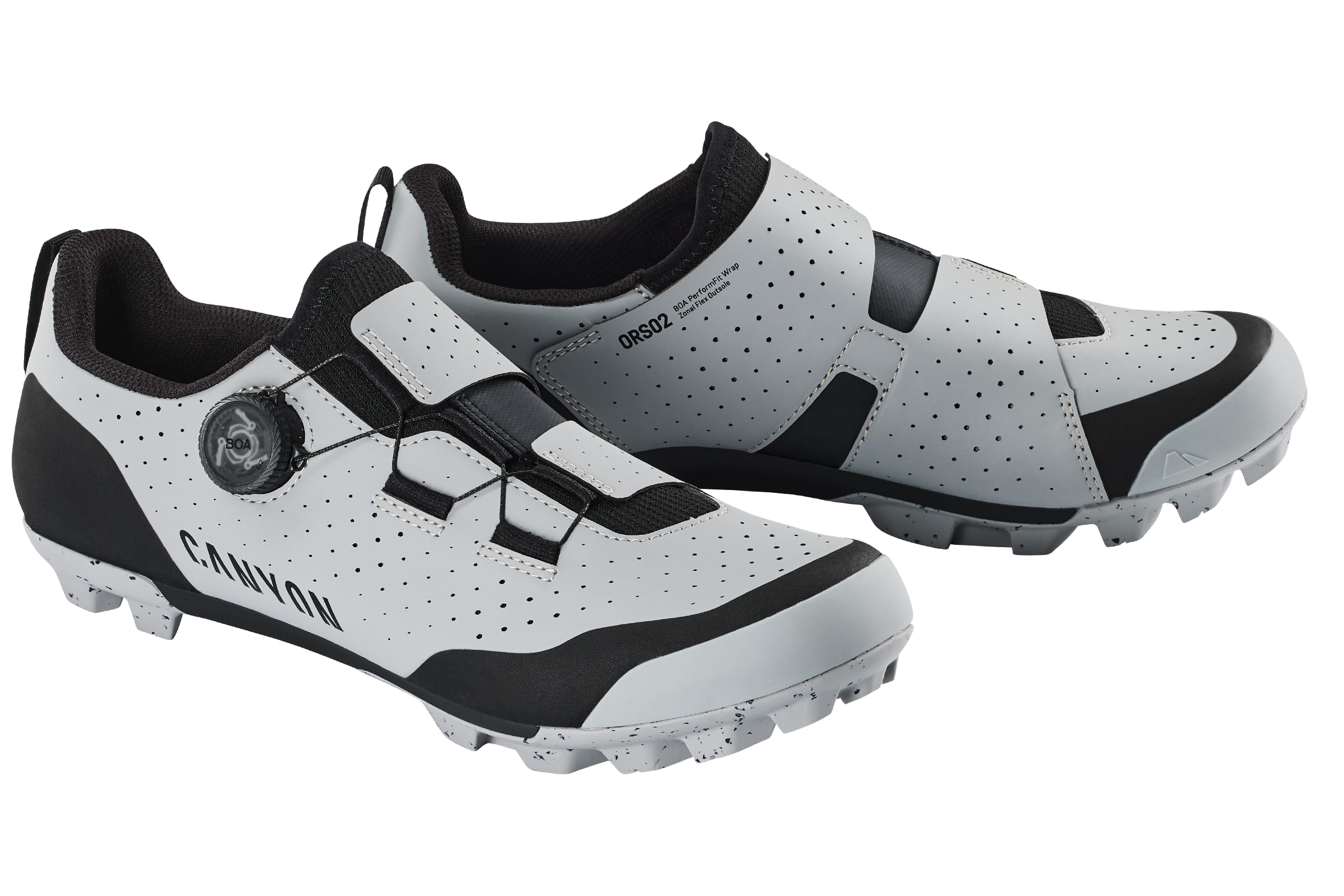 Canyon Tempr Shoes white off road side