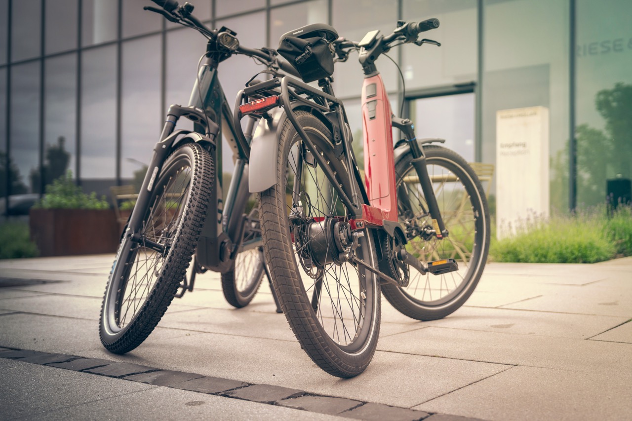 Enviolo Utility Hub bikes parked