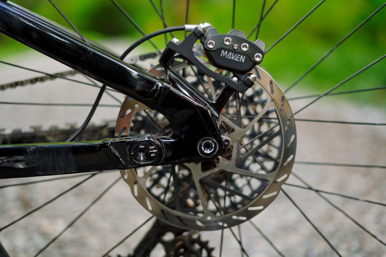 Marin Bikes Alpine Trail E flip chip and brake