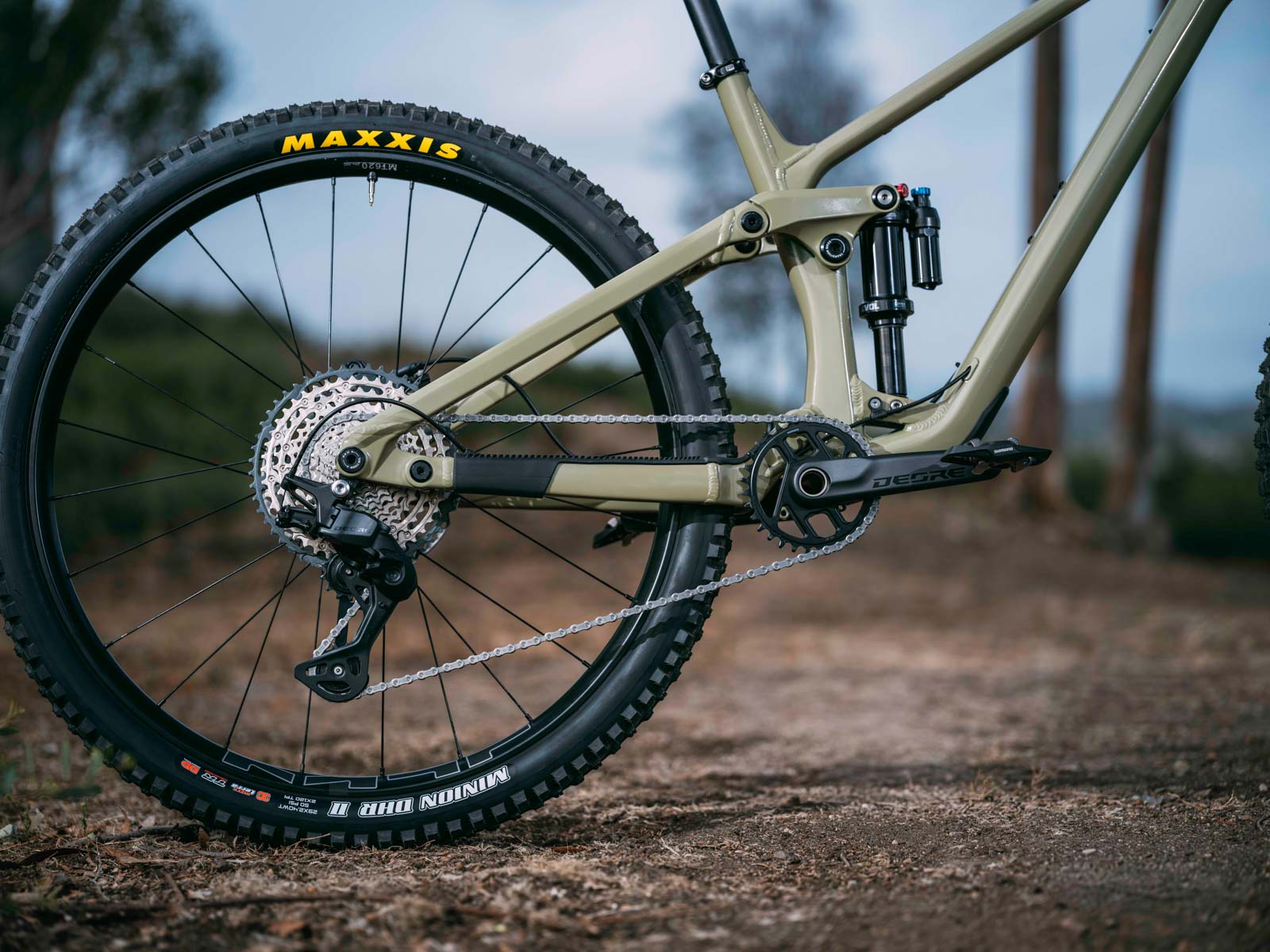 Shimano DEORE mechanical drivetrain, on bike