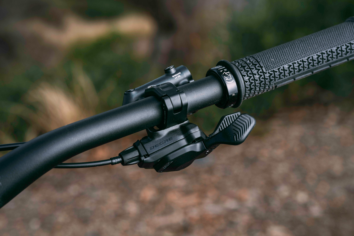 Shimano DEORE shifter, on bars