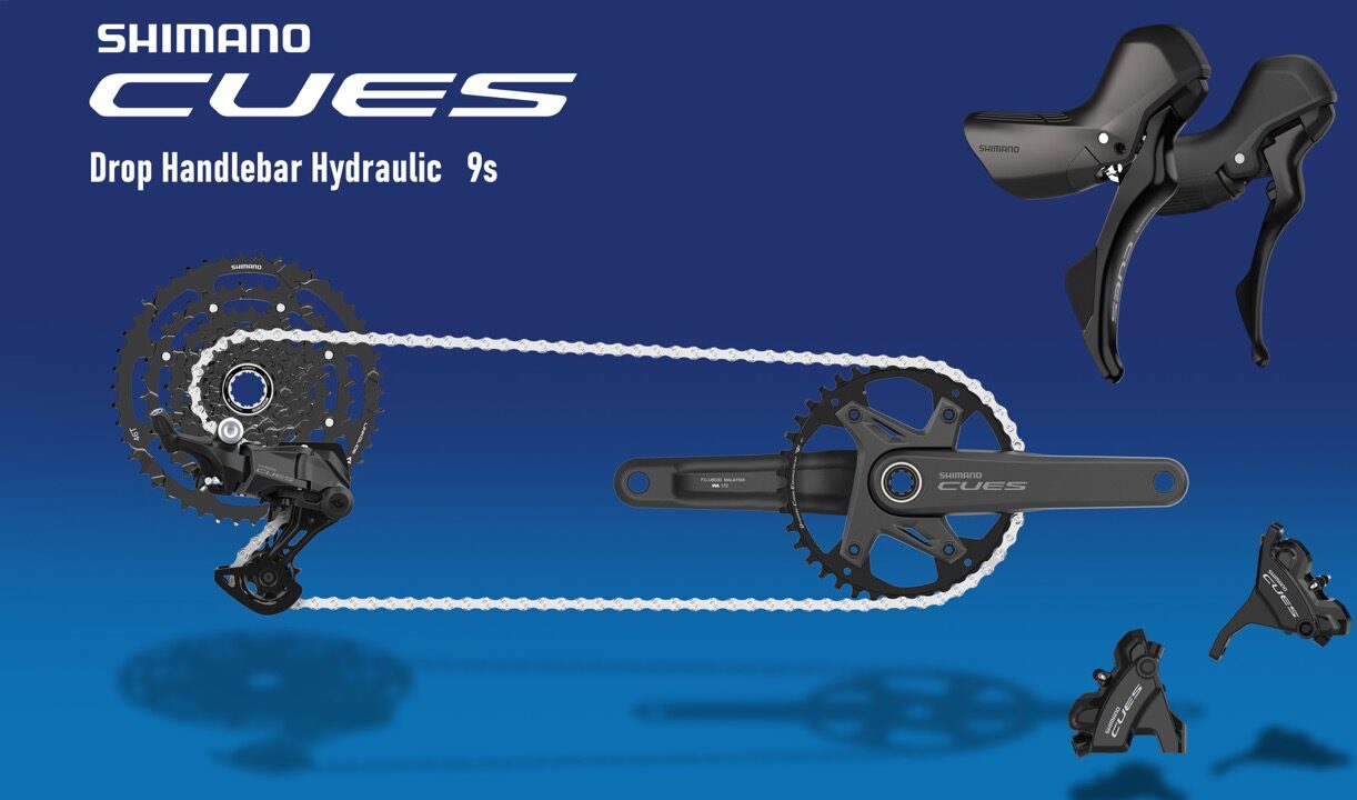 Shimano Hydraulic 9-speed CUES Dropbar hero