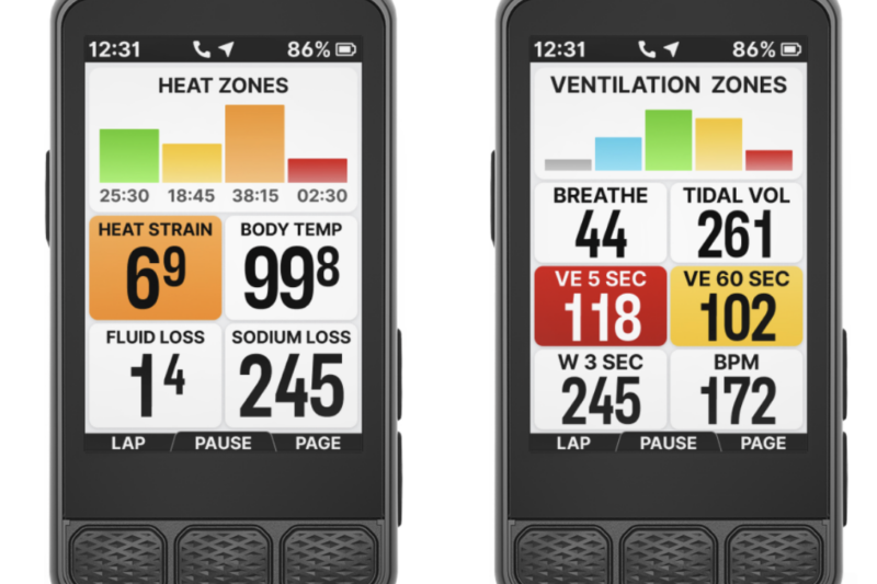 Wahoo ELEMNT Update To Display Live CORE, FLOWBIO, hDrop & Tymewear Sensor Data