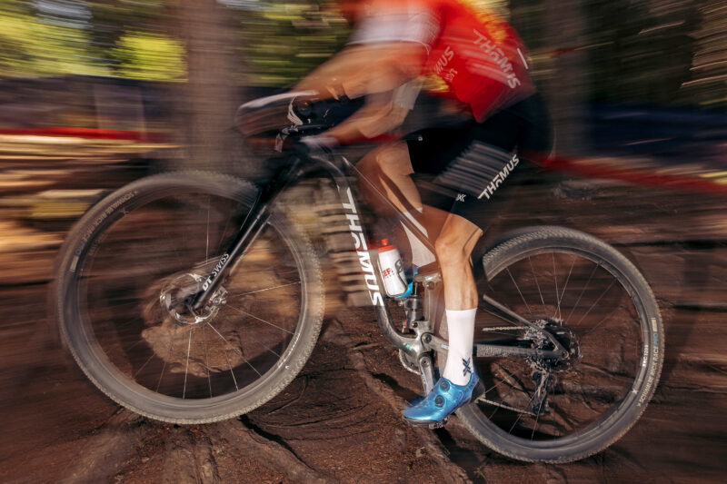 Spotted: Thömus Maxon Testing Prototype 32″ Full Suspension Carbon XC Bike in Lenzerheide