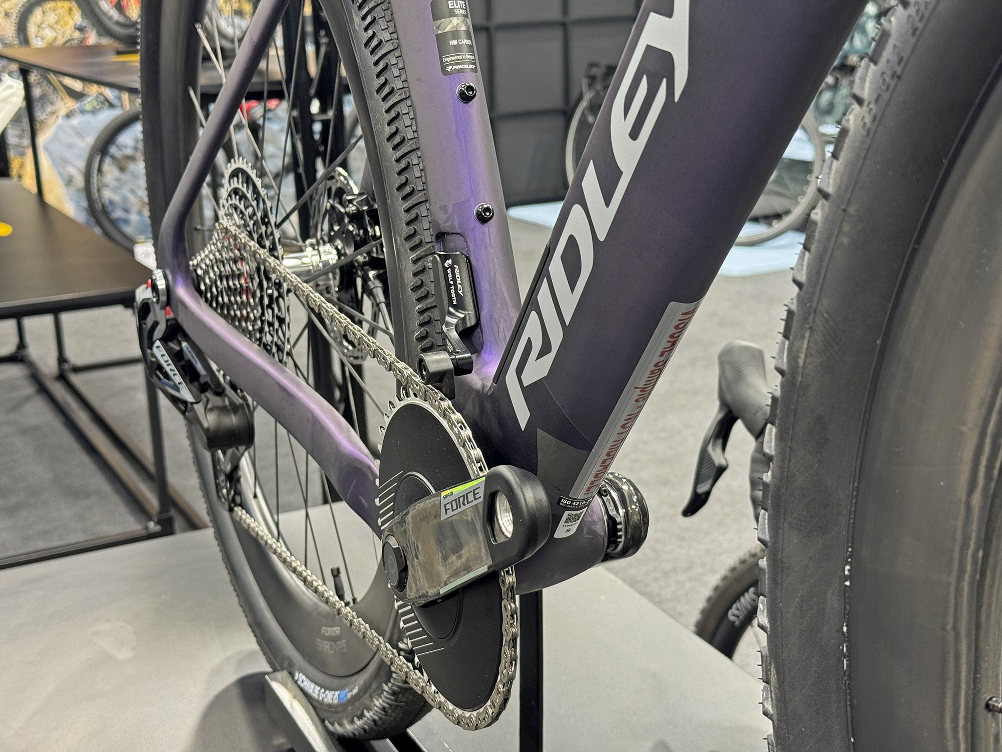 unreleased 2026 Ridley Kanzo Fast 2.0 aero gravel race bike at Eurobike: aerodynamic downtube