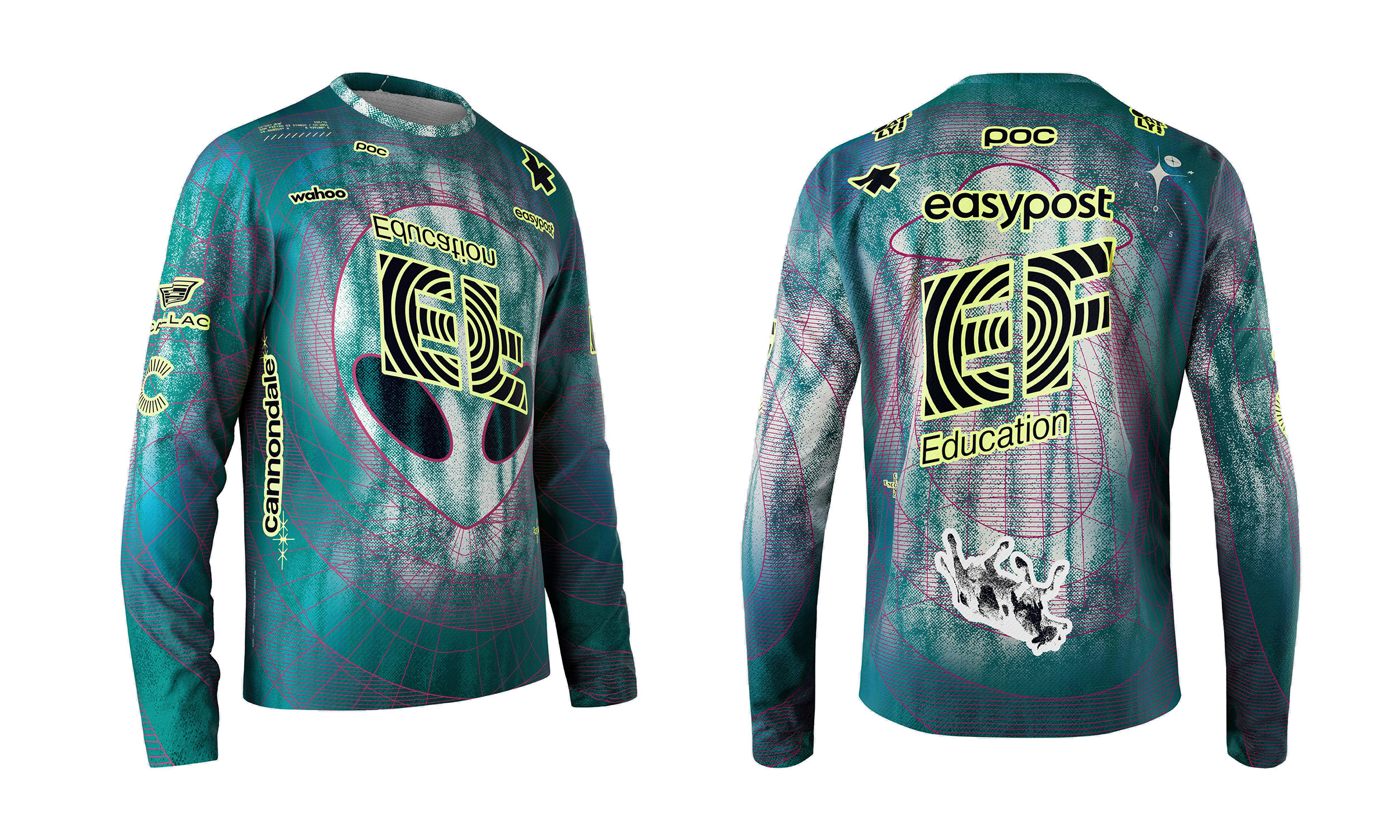 2026 Tour de France EF Pro Cycling x Assos limited-edition Spooky alien rest day switch-out kit: team replica gravel jerseys make better tees for fans