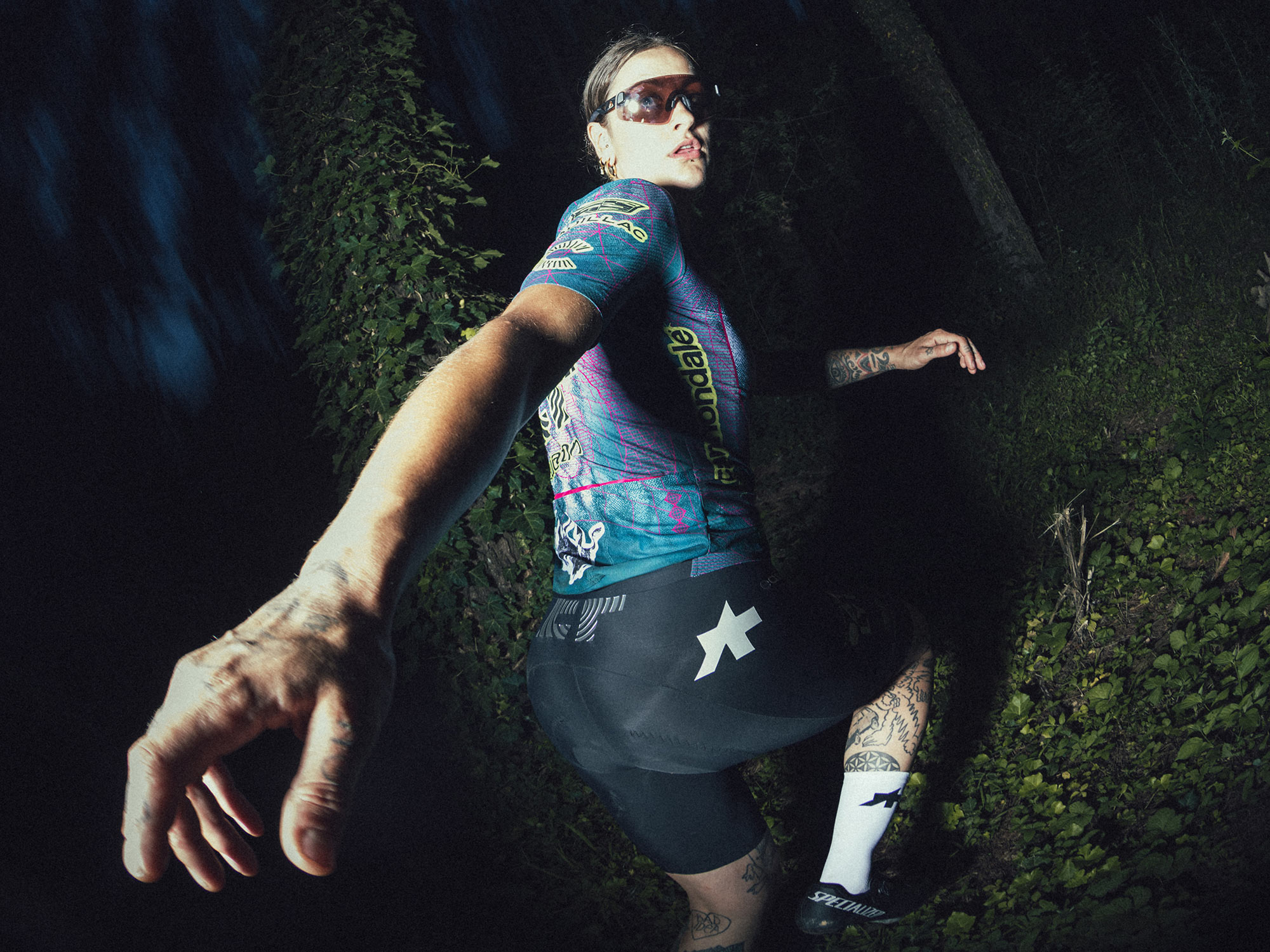 2026 Tour de France EF Pro Cycling x Assos limited-edition Spooky alien rest day switch-out kit: running from ET