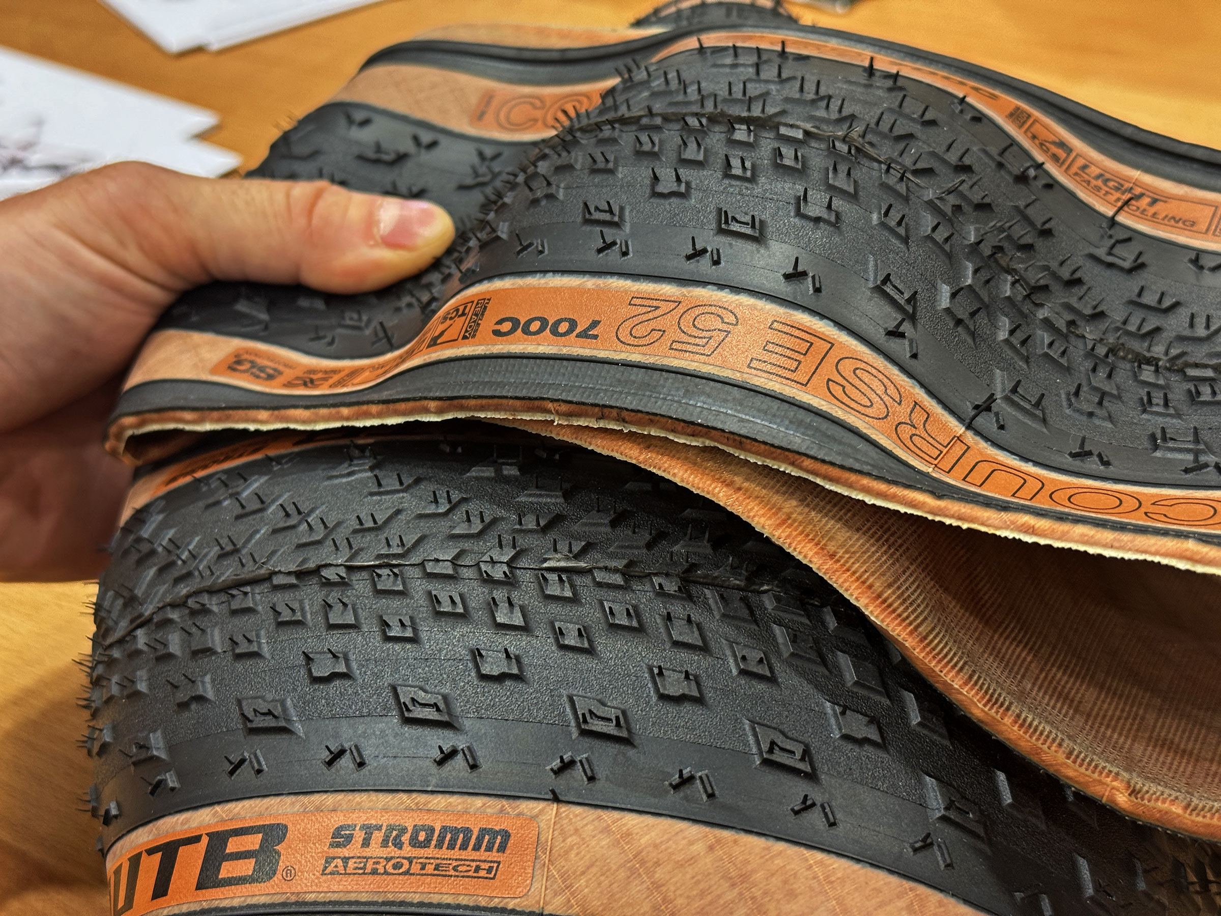 2026 WTB Course 52 gravel bike race tire with Stromm AeroTech aerodynamic optimization, new casing & tread design