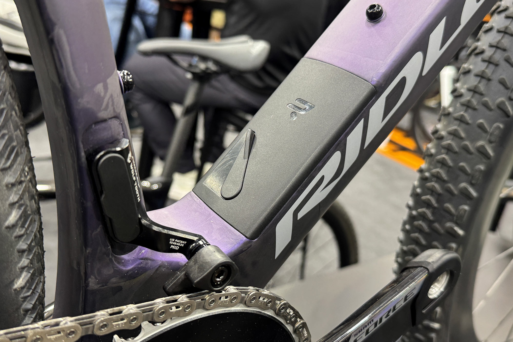 unreleased 2026 Ridley Kanzo Fast 2.0 aero gravel race bike at Eurobike: internal frame storage