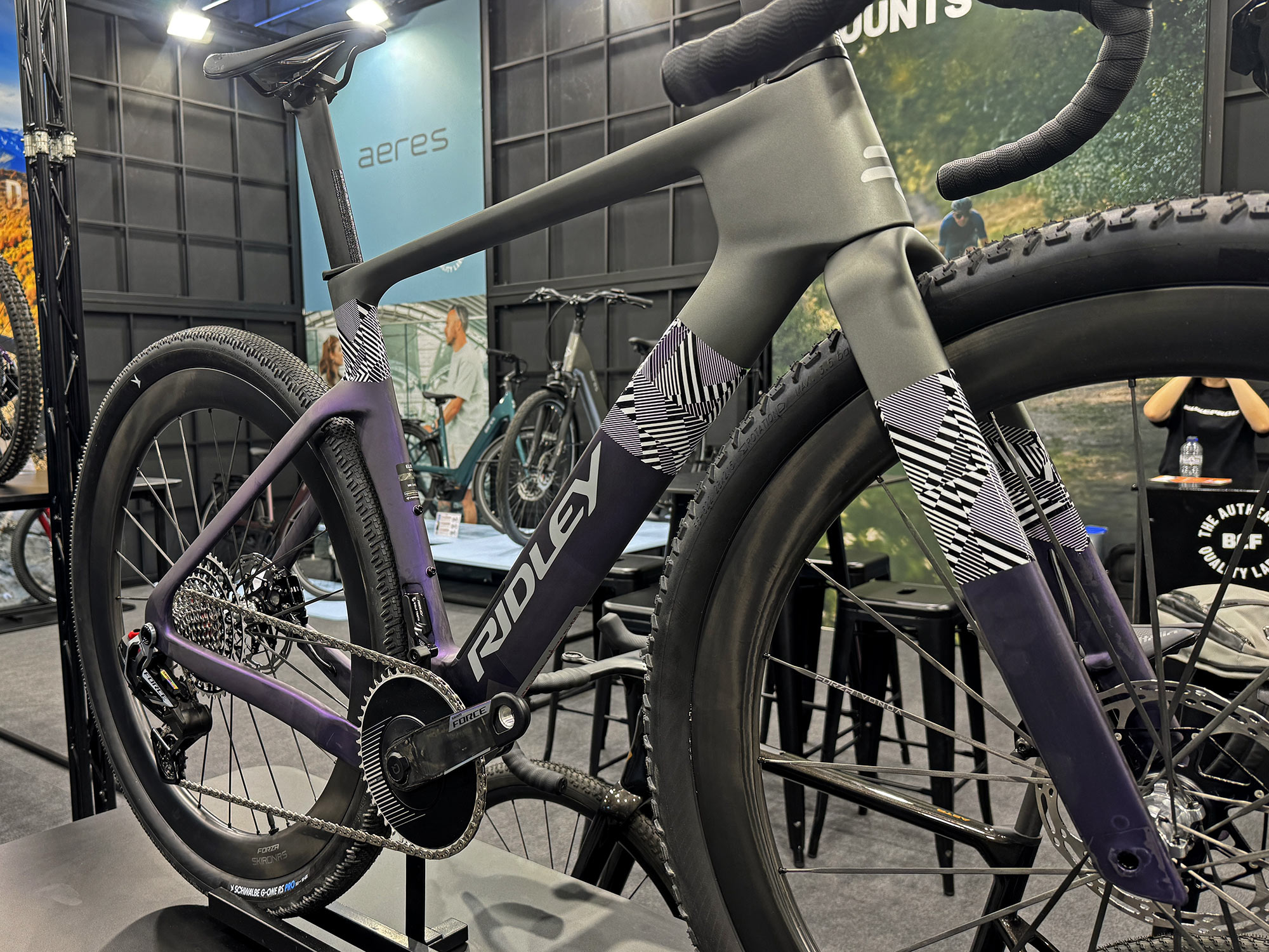 all-new unreleased 2026 Ridley Kanzo Fast 2.0 aero gravel race bike previewed at Eurobike
