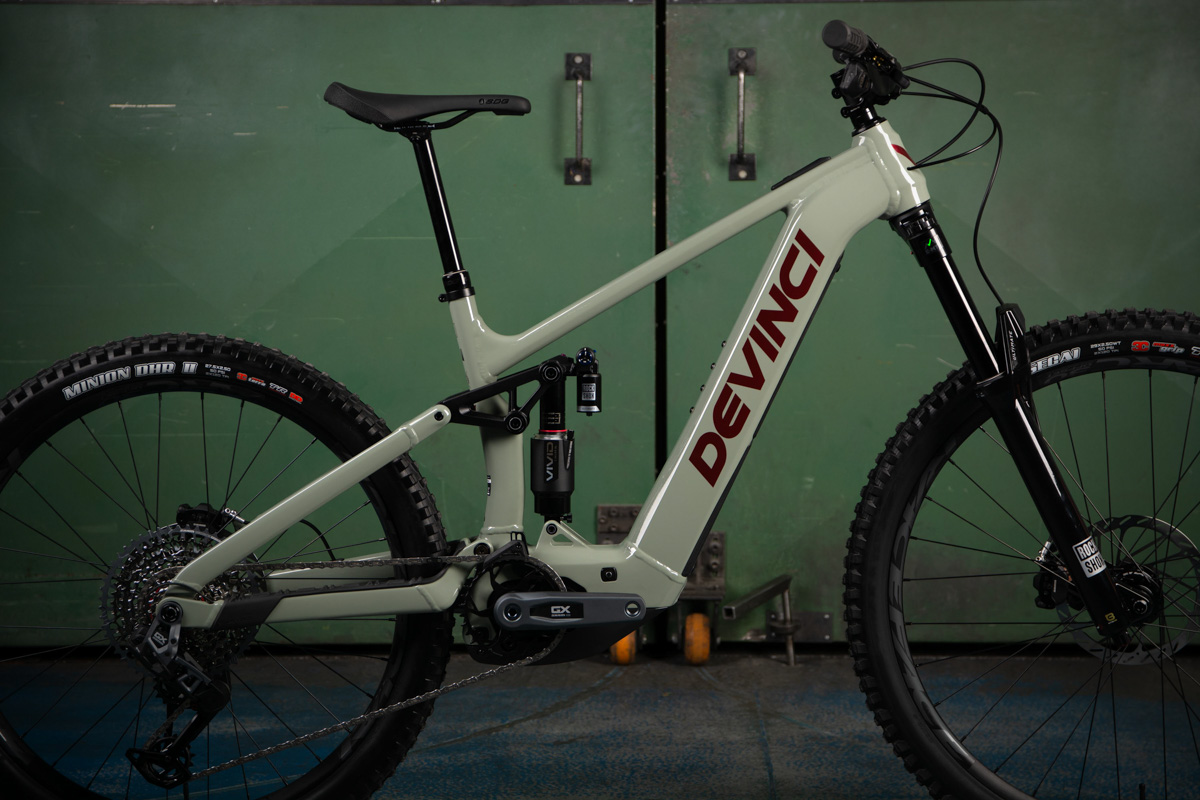 Devinci E-Spartan, frame closeup