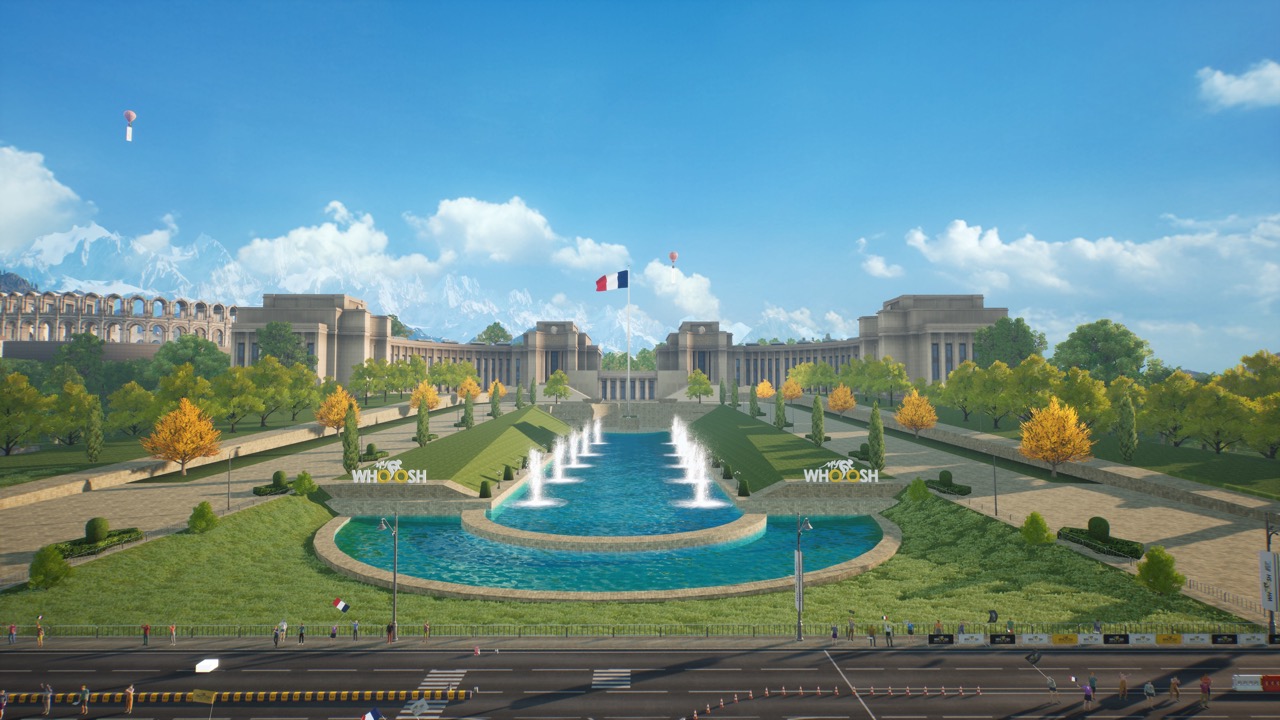 MyWoosh France and Champs flag