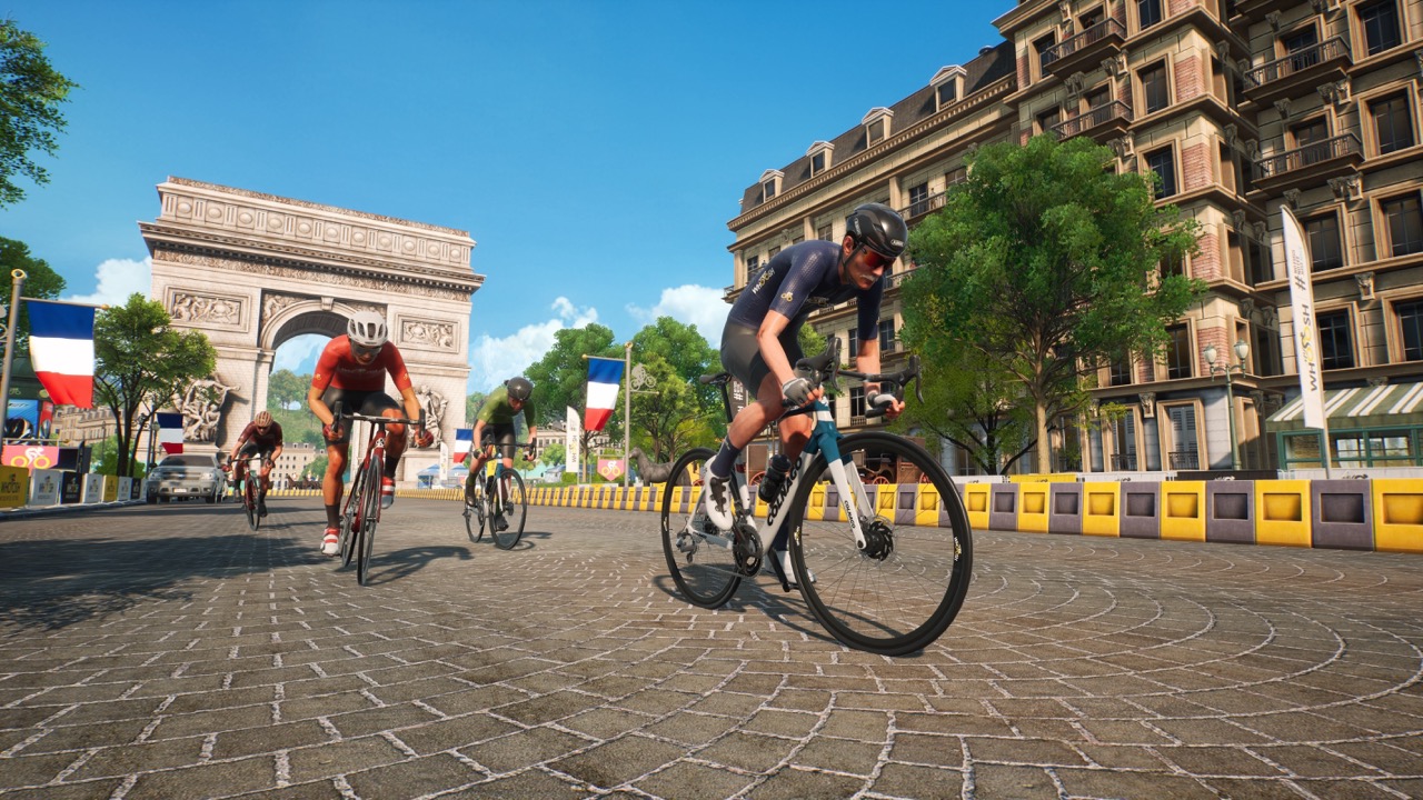 MyWoosh France and Champs sprint