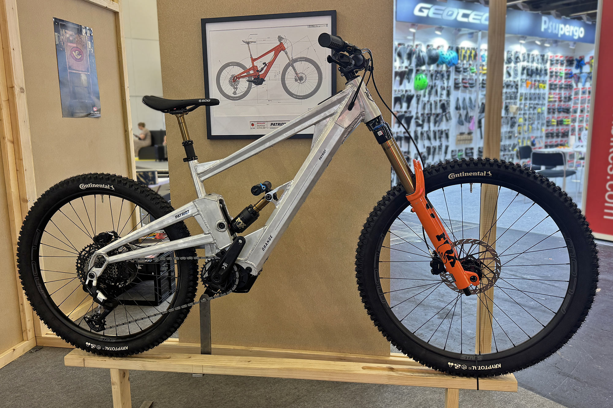 2026 Orange eMTBs shift towards Avinox M2S power: prototype Patriot MX long-travel enduro ebike