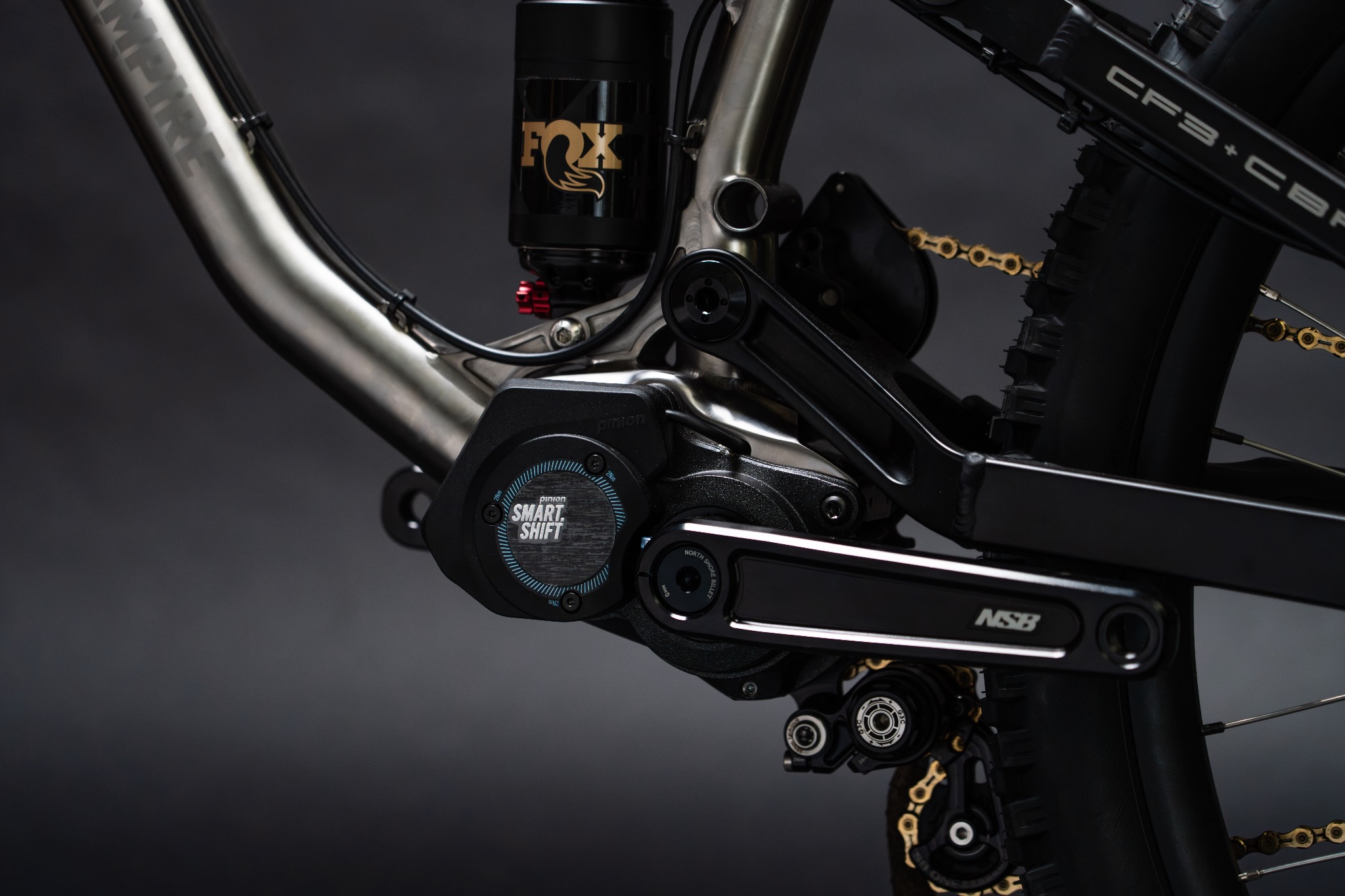 studio image of the Pinion gearbox on the Vampire Ripperatti